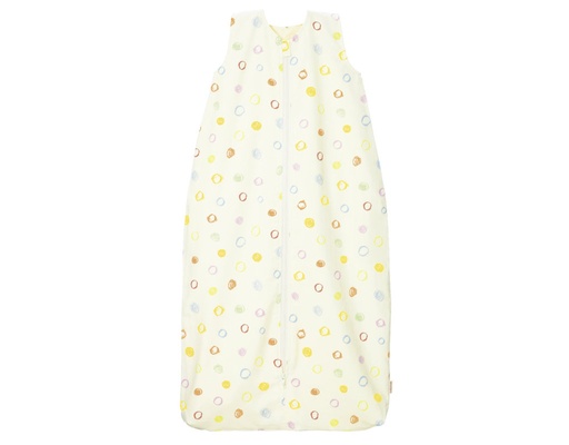 Sac de couchage peluche "Cercles" sans manches, Cotonea 
