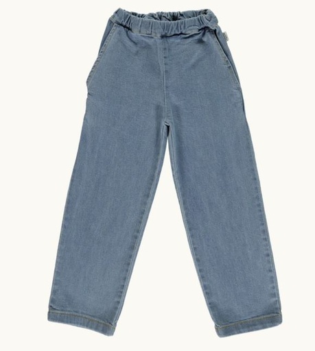 Pomelos Blue Denim Pants, Poudre Organic
