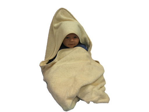 Serviette de bain avec capuche , 80x80 , Leela Cotton