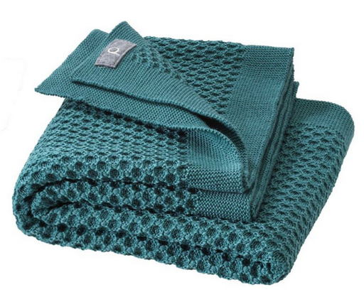 Couverture en tricot nid d'abeille, Disana
