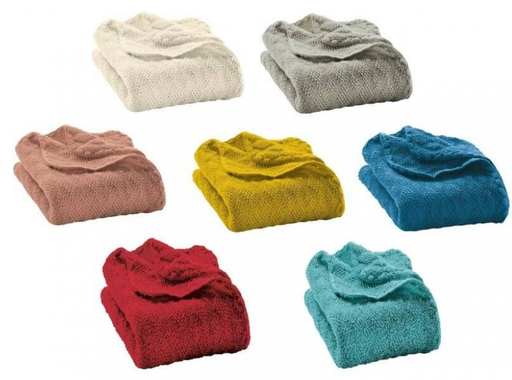 Knitted baby wool blanket, Disana
