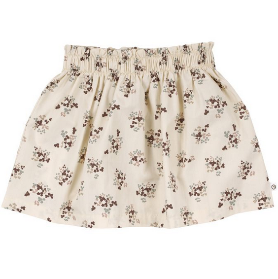 Flora Poplin Skirt Müsli