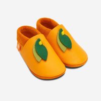 Baby Slippers "Orange" - Orangenkinder 
