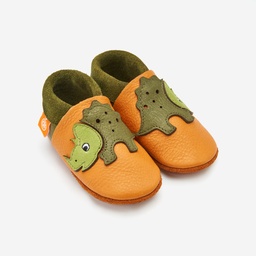 Baby- Hausschuhe "Trixie fer Triceratops" -Orangenkindrer 