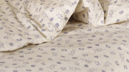 [CBO1-G005-D0040] Satin-Kinderbettwäsche BOBO, Cotonea