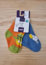 [Art.Nr.230-706] Plush socks, 2-pack cotton Living Crafts
