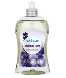 Dishwashing Liquid Lavender & Mint, Sodasan  