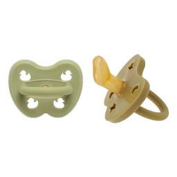 [250311] 2 pack Pacifier round 3-36 months, Hevea