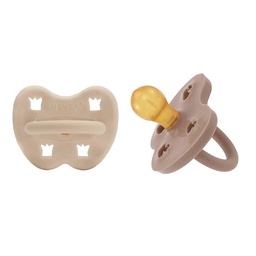 2er Pack Schnuller rund 3-36 Monate, Hevea 