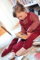 Salopette Bébé tricoter laine, Disana
