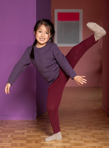 Baby Strick-Leggings Wolle, Disana