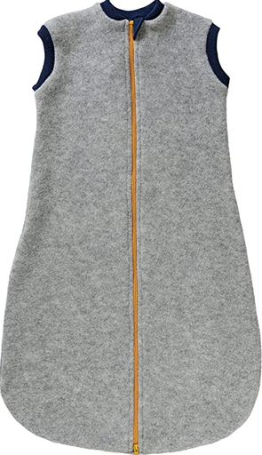Baby sleeping bag, zipped wool fleece, Engel