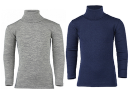 Wool/silk turtleneck sweater, Engel