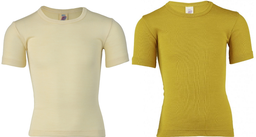 T-shirt, short-sleeved, wool/silk, Engel