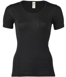 Damen-Shirt kurzarm Wolle/Seide, Engel