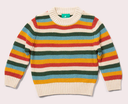 Strickpullover Regenbogen gestreift, LGR