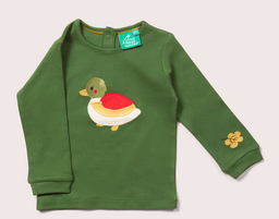 Baby Langarm T-Shirt Ente, LGR