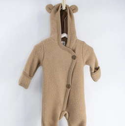 Wolliger Fleece Overall, Müsli 
