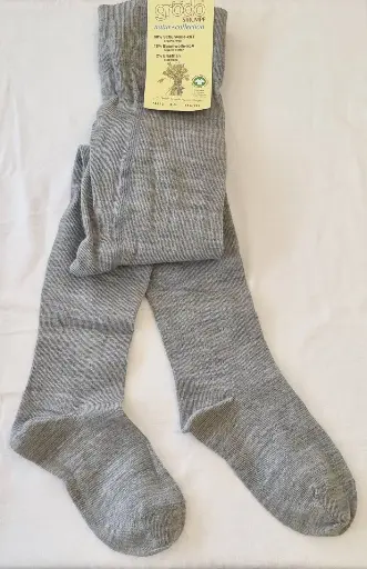 Baby Strumpfhose aus wolle "Grau", Grödo