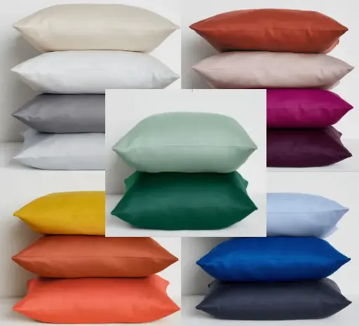 Housse de coussin en satin Classic, Cotonea