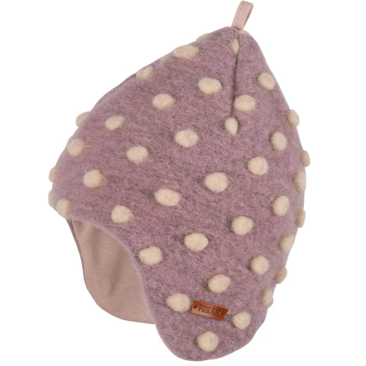 Mini bonnet en laine bouillie à pointe, Pure Pure  