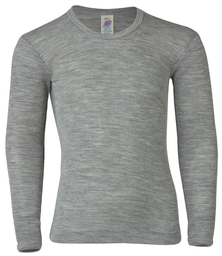 Undershirt long-sleeved wool/silk, Engel UNI