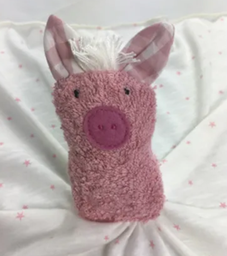 [SCHT-14] Cuddle cloth grasping toy "pig", Pat & Patty