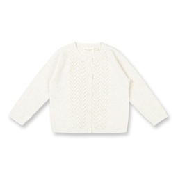 Baby Cardigan , knitted , cream , SO