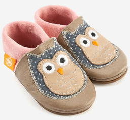 ​​ Barfuß-Schuh Eulen "Amigo", Orangenkinder