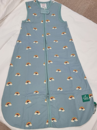 [BE-808-BRA-6-18M] Baby sleeping bag made of muslin Rainbow, LGR