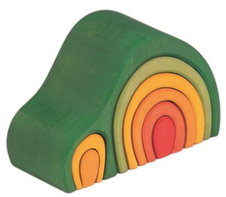 [Art.Nr.523042] Bogen-Haus 8-tlg., grün, Glückskäfer by Nic toys