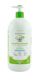 [Art.Nr.ABIOGLD1000] Certified organic baby bath dermo-cleanser 1L, Alphanova