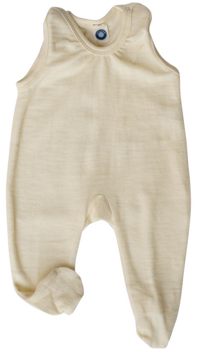 Woll Strampler natur frottee, Cosilana