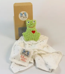 [FT-40] Cuddle cloth grasping toy "frog", Pat & Patty
