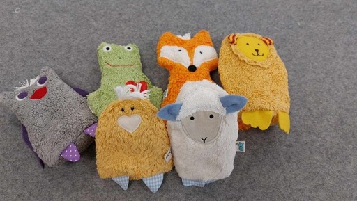 Mini heat pack with spelled & lavender, Pat & Patty