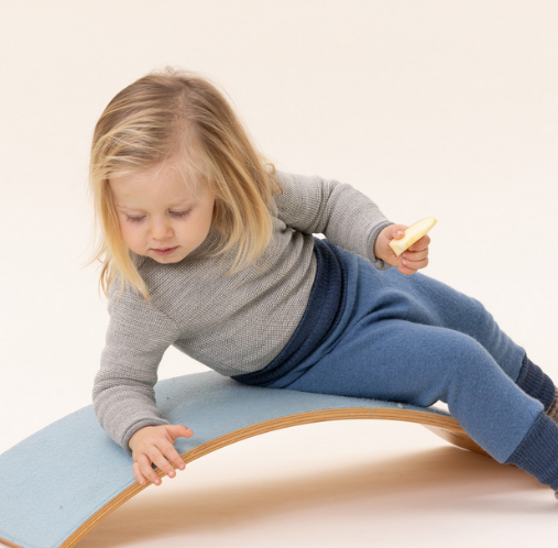 Pantalon bouffant en laine foulée, Disana