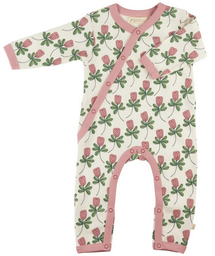 Pijama Kimono fleur à pois rose, Pigeon organics