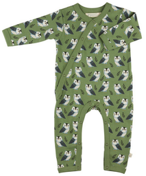 Pijama Kimono chouettes vertes, Pigeon organics