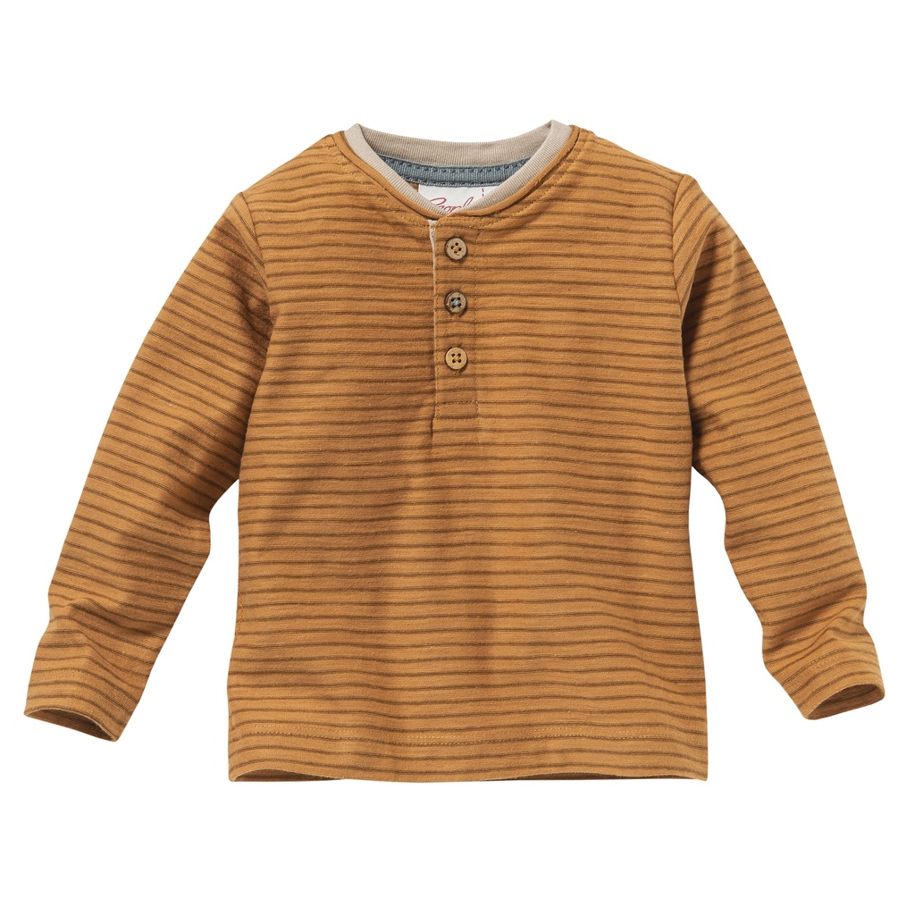 Langarm Shirt HENLEY, PWO  