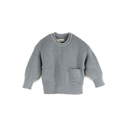 Baby Grobstrick-Pullover, Halfen