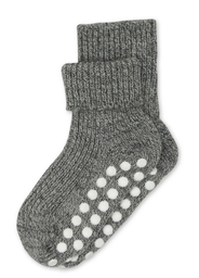 Chaussettes jeans antidérapantes en grosse maille, Hirsch