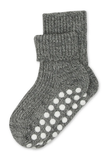 Chaussettes antidérapantes en grosse maille, Hirsch
