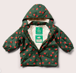 [A23-870-APP 2 Y] An Apple A Day Recycled Waterproof  Baby Winter Coat  , LGR 