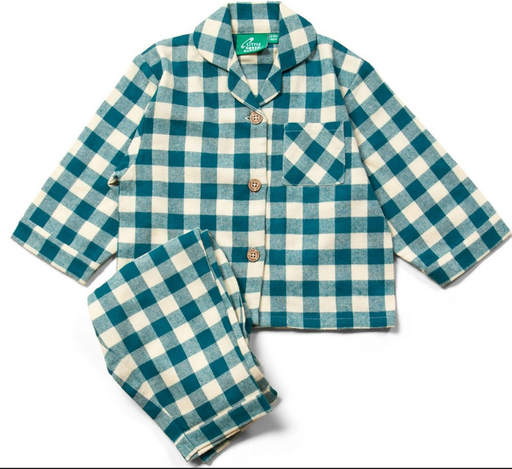Blue Check Classic Button up Pyjama , LGR