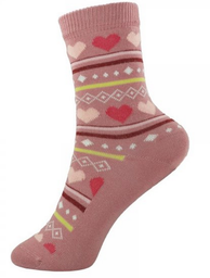 [12951 1-2] Baby socks with hearts, Grödo