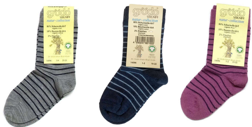 Chaussettes en Laine bébé avec anneaux, Grödo