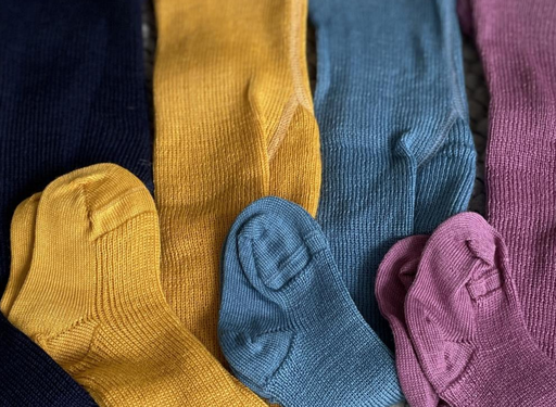 Collant bébé en laine uni "Rohweiß", Grödo