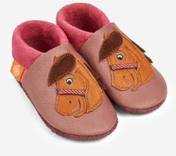 [Art.Nr. 01-039-5163-22/23] Baby Slippers " Paula the Pony", Orange Kids 