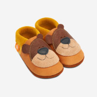 Kids  Slippers "honey bear" - , Orangekinder 