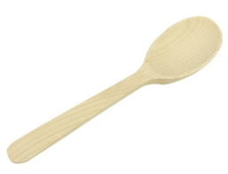 [Art.Nr.520951] Baby spoon, wood 12 cm long, Nic toys
